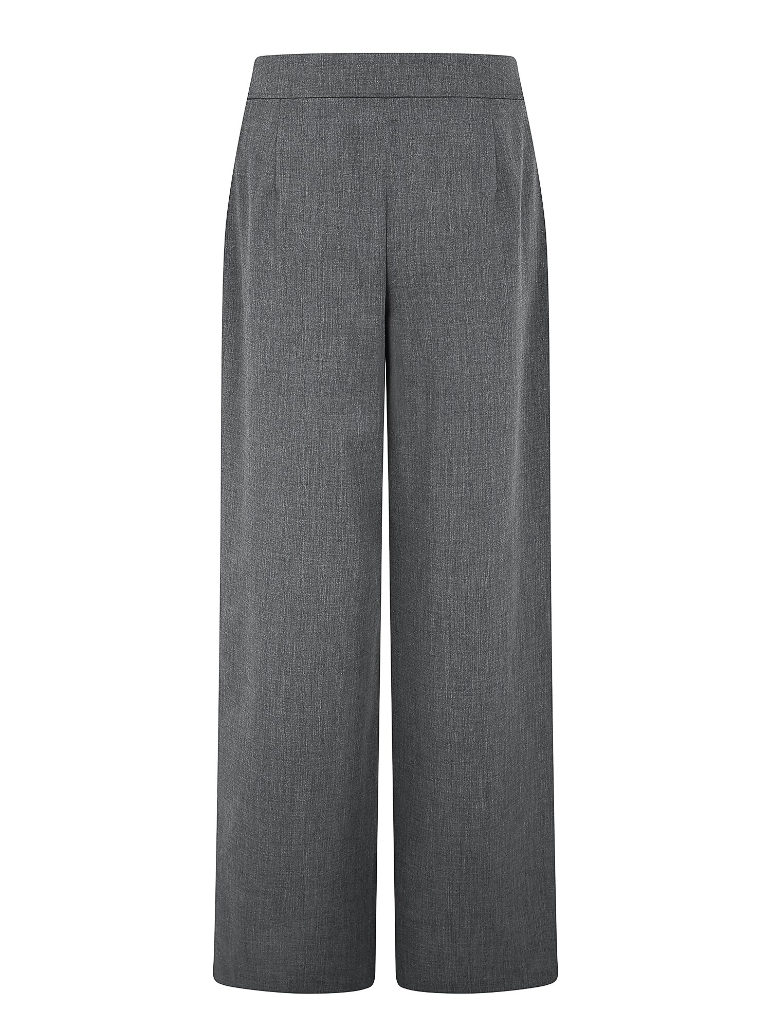 원턱 인밴딩 퀼로트 팬츠 (GREY)