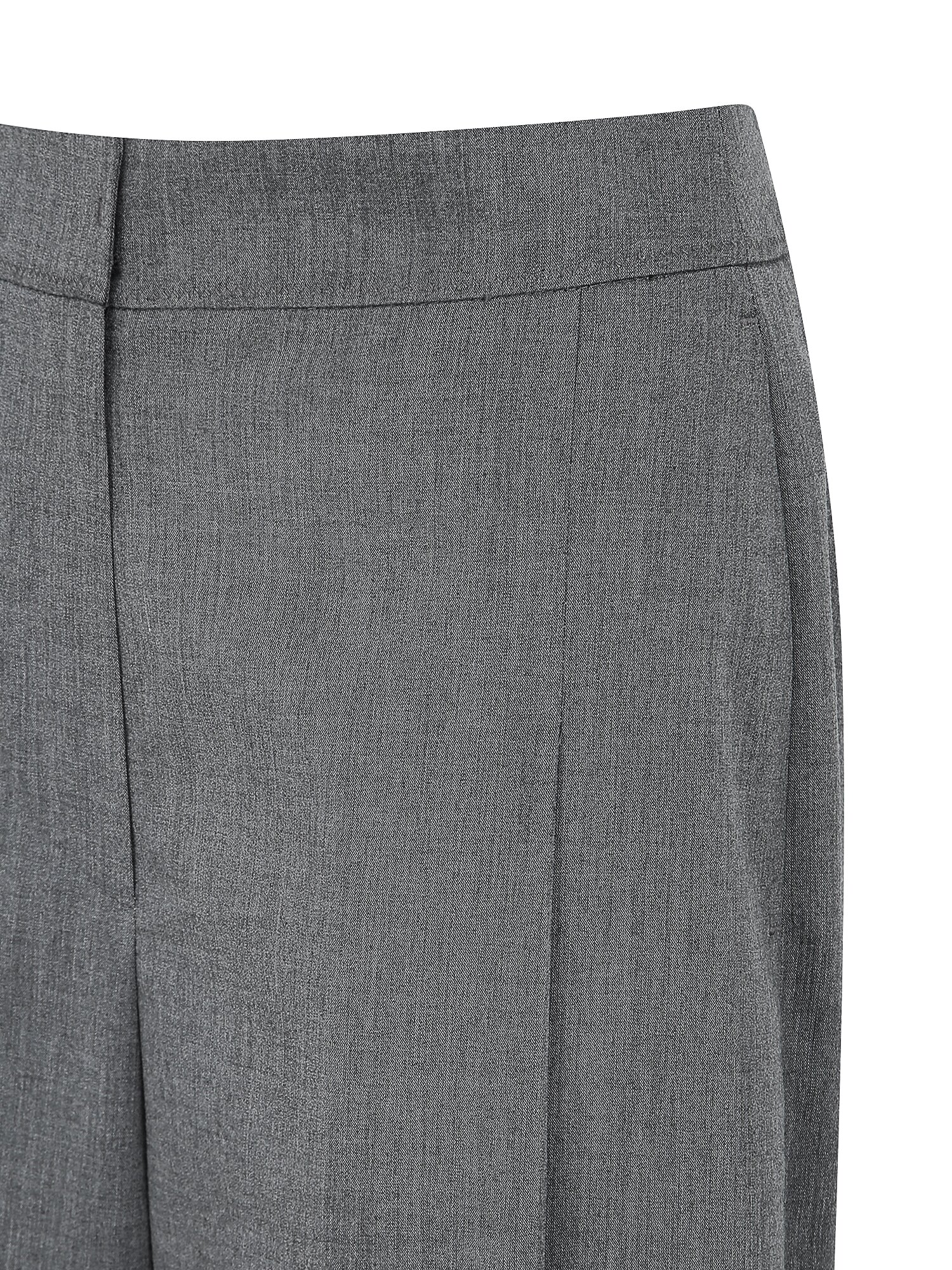 원턱 인밴딩 퀼로트 팬츠 (GREY)
