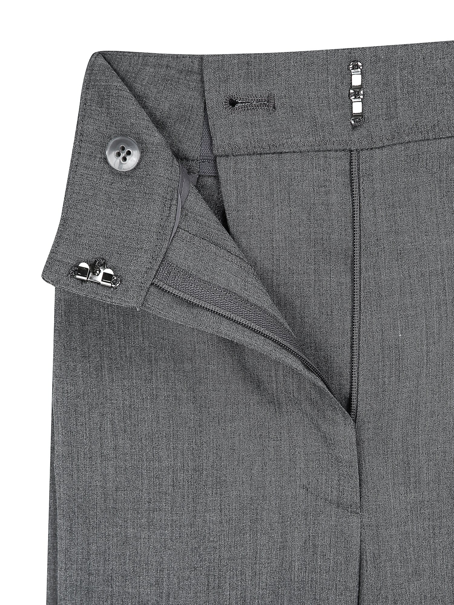 원턱 인밴딩 퀼로트 팬츠 (GREY)