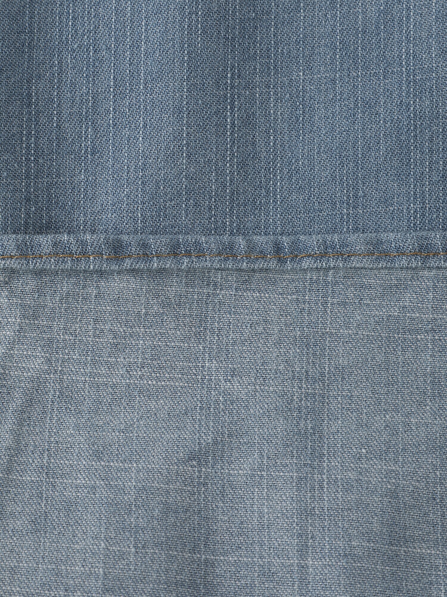 벨티드 플레어 데님 원피스 (BLUE)