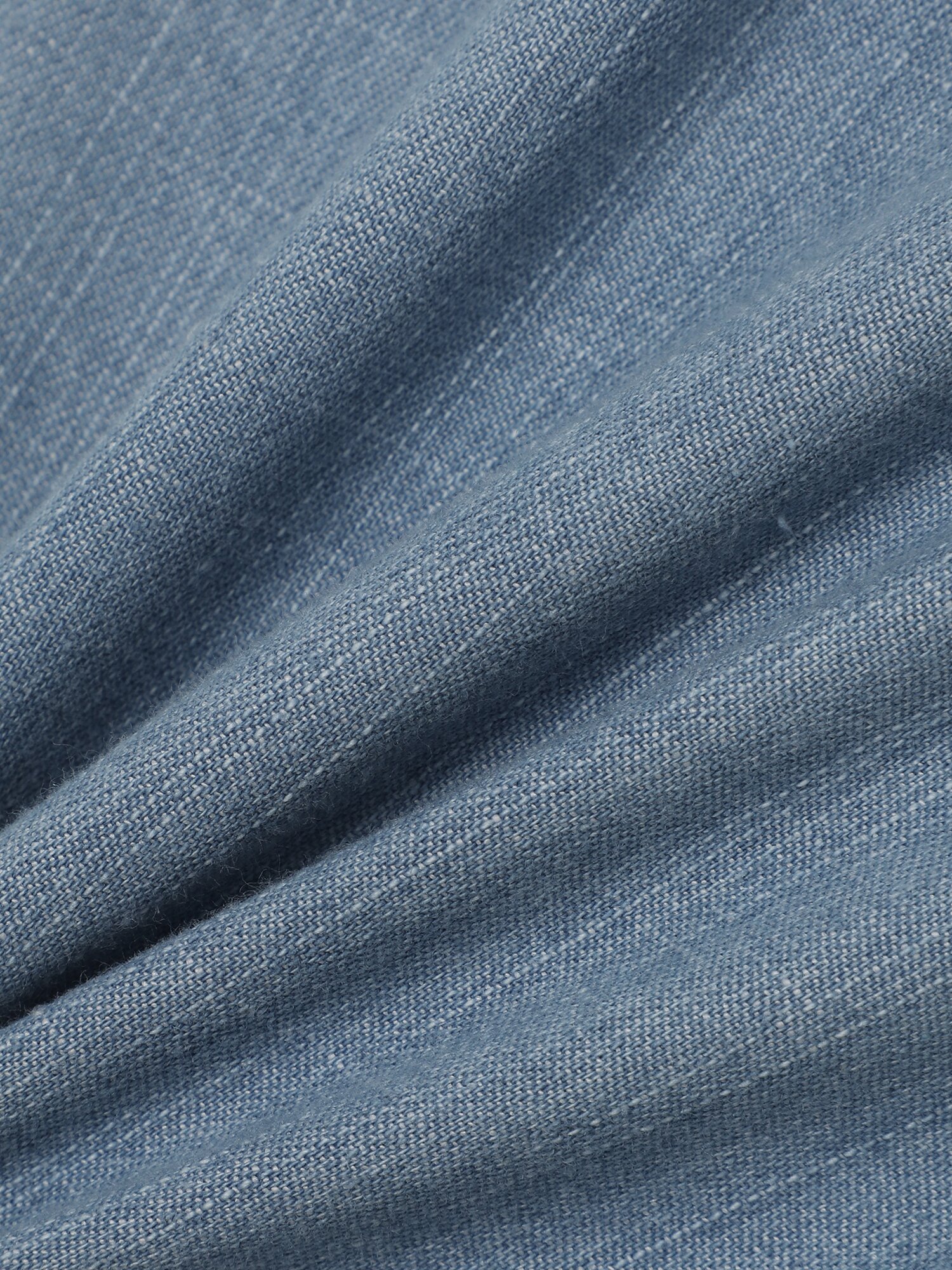 벨티드 플레어 데님 원피스 (BLUE)