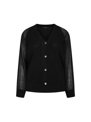 믹스 래글런 브이넥 가디건 