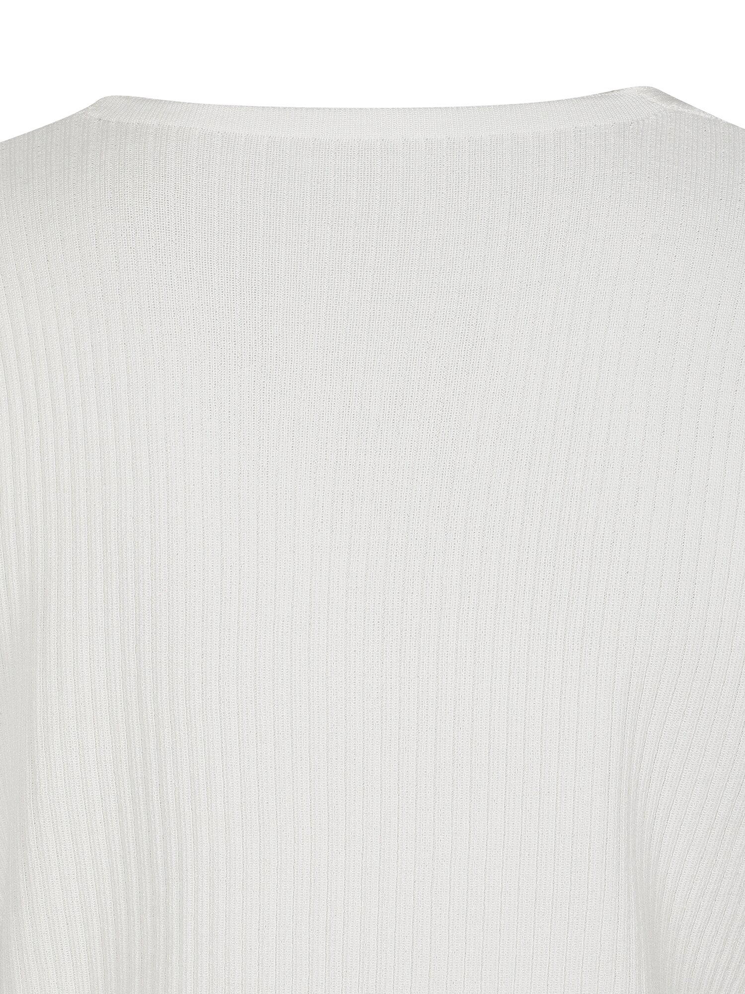 레이스 브이넥 풀오버 니트 (WHITE)