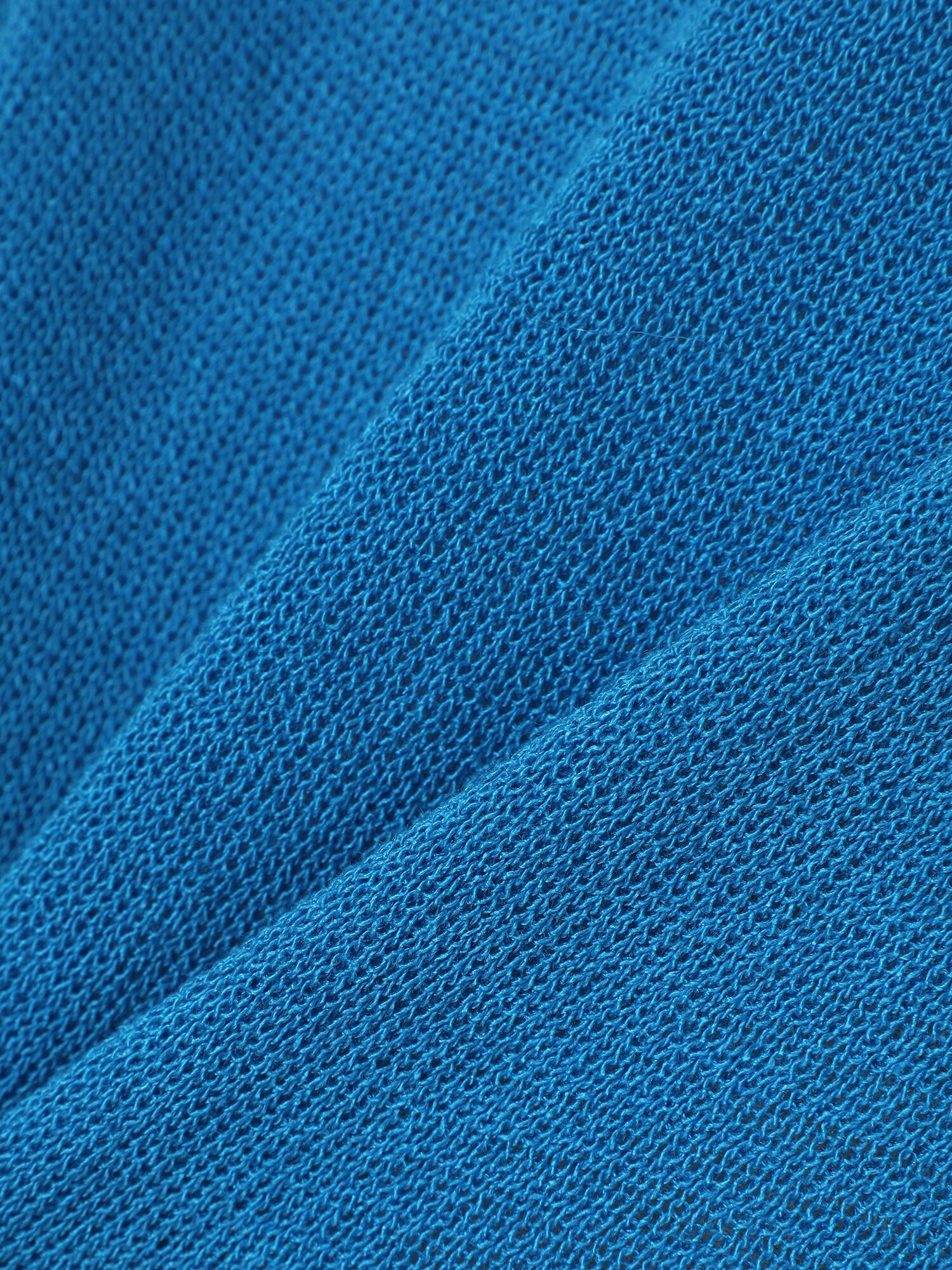 사이드 배색 니트 가디건 (BLUE)