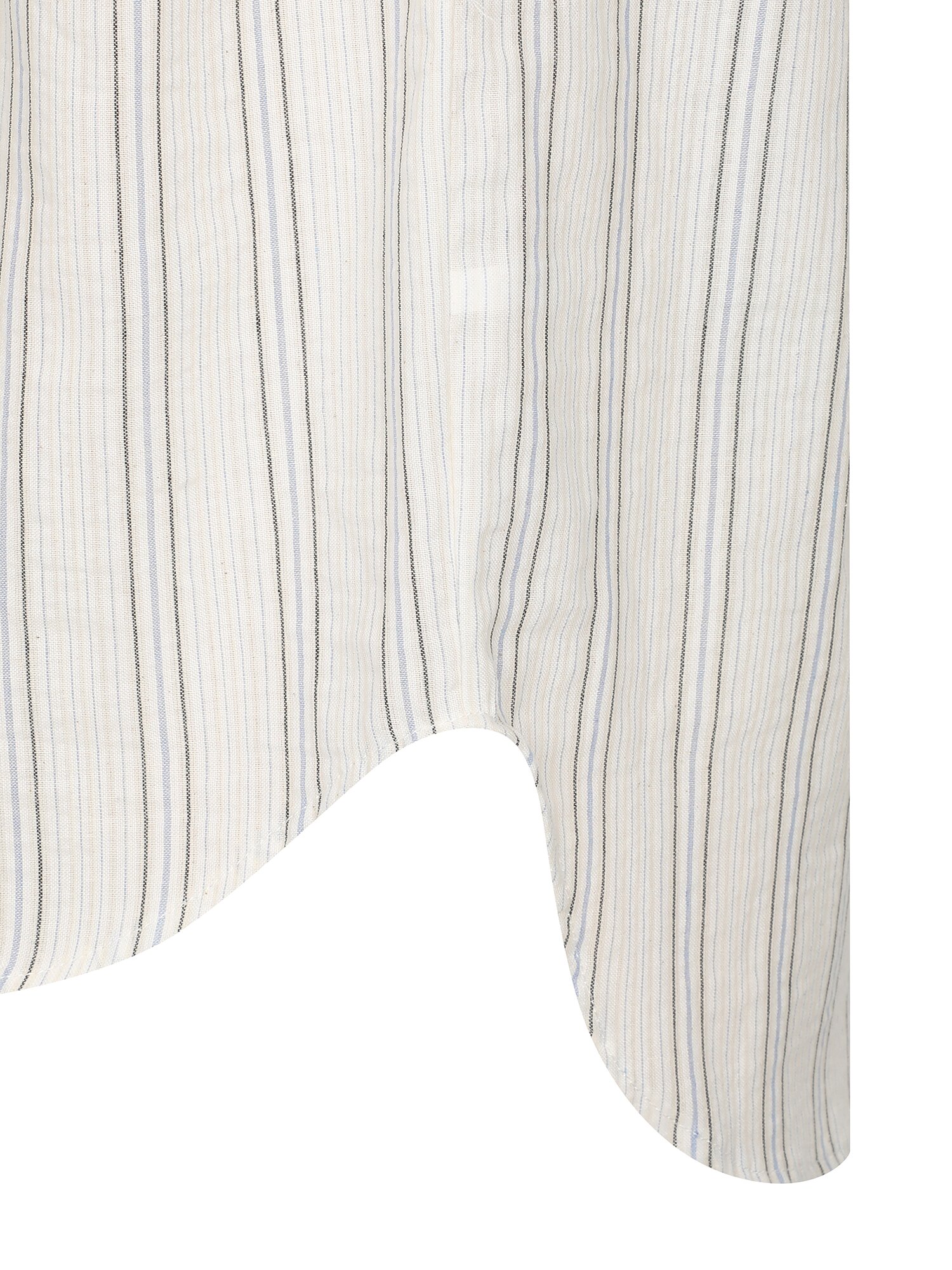 스트라이프 캡슬리브 셔츠 블라우스 (BLUE)