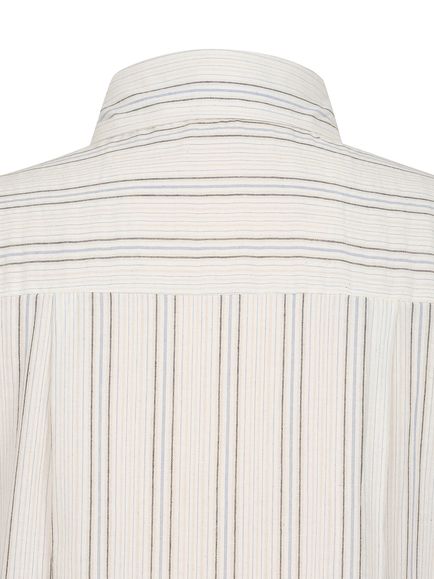 스트라이프 캡슬리브 셔츠 블라우스 (BLUE)