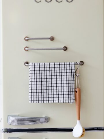 미니멀 자석 스테인리스 수건걸이 다용도 행거