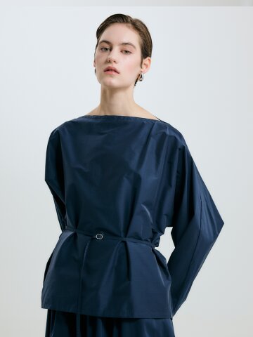 BELLA BOAT BLOUSE - 2COLOR