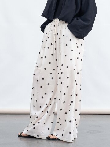 4/28 예약배송_TG_Polka dot wide leg pants