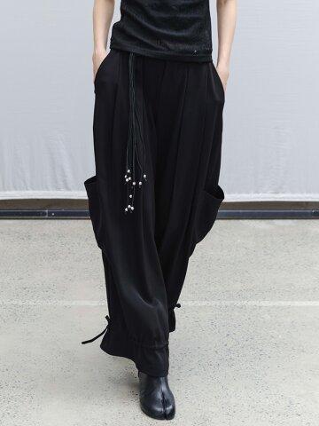 4/28 예약배송_TG_Wide leg drawstring pants_2color