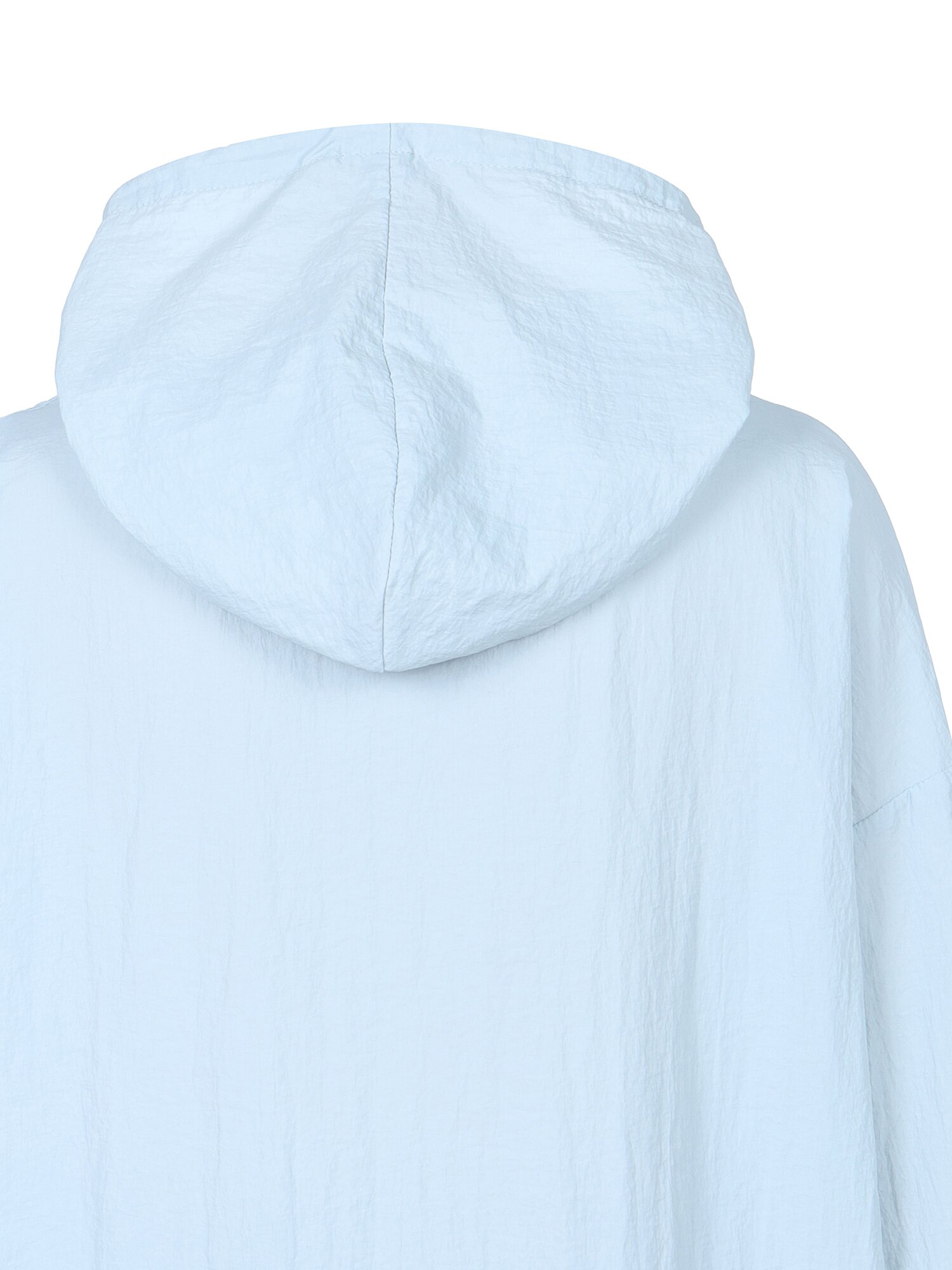 프린팅 후드넥 나일론 투피스 (LIGHT BLUE)