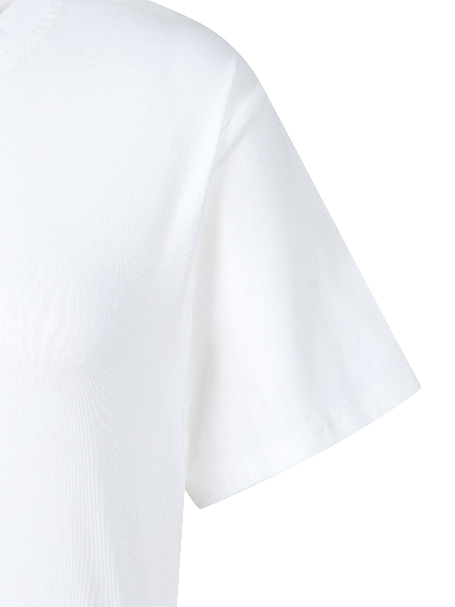 벨벳 텍스처 레터링 티셔츠 (WHITE)