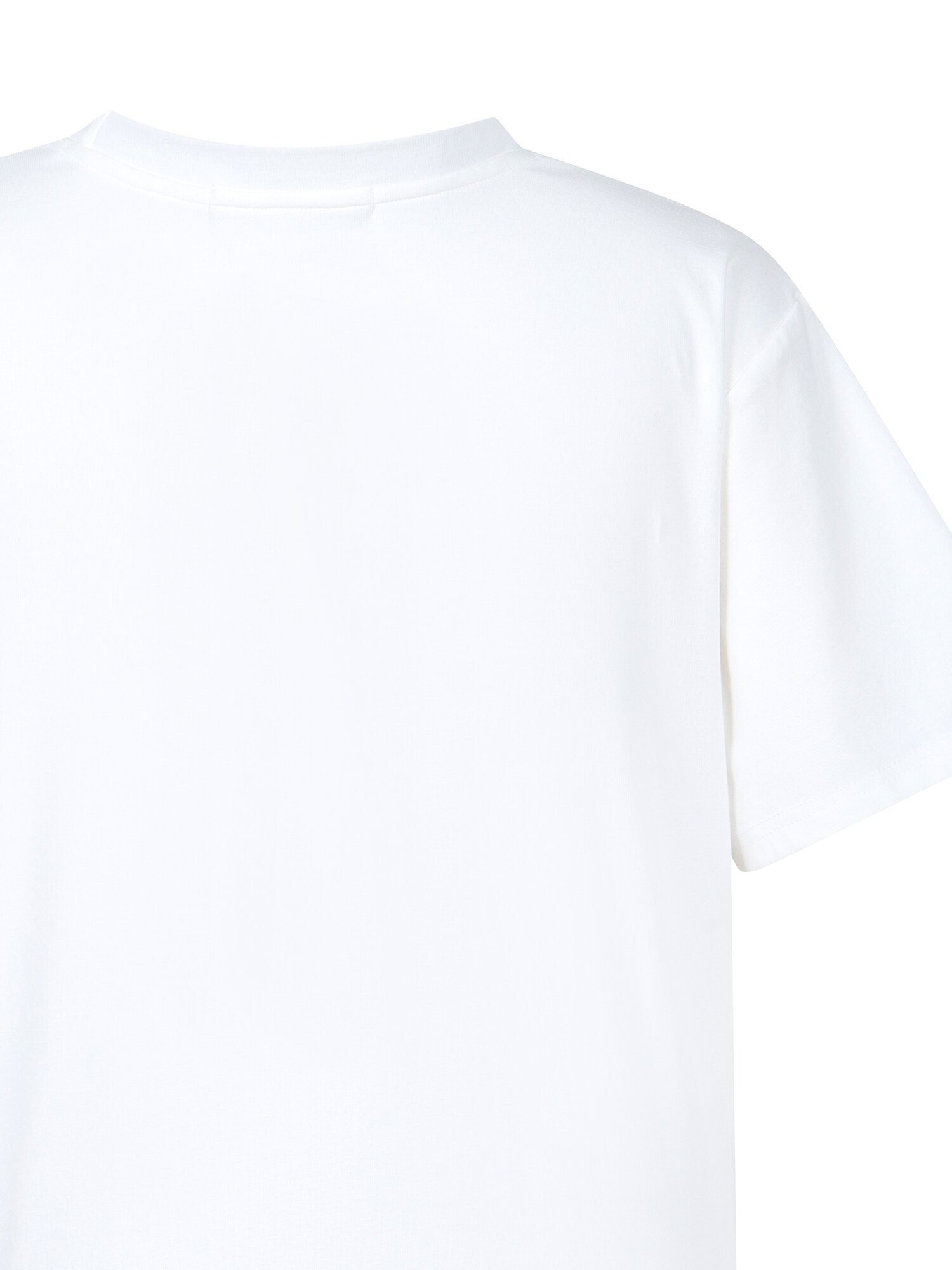 벨벳 텍스처 레터링 티셔츠 (WHITE)