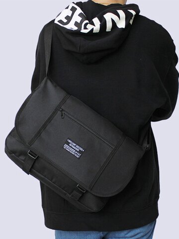 남자 덮개 스퀘어 숄더 학생 크로스백 BJE077