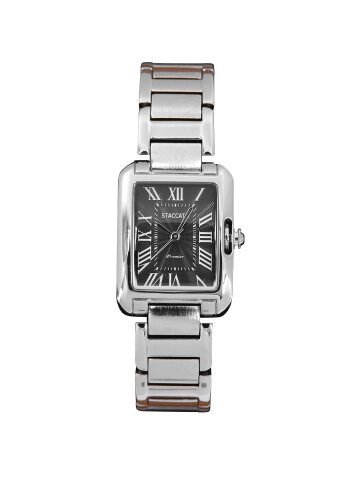 남성 데일리 커플 메탈 실버 손목 시계 스퀘어 아날로그 시계 BDCY010