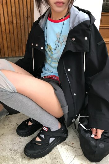 [WOMEN] 트래블 플로우 메리 제인 슈즈 - 블랙 WFF3123MSHBLK