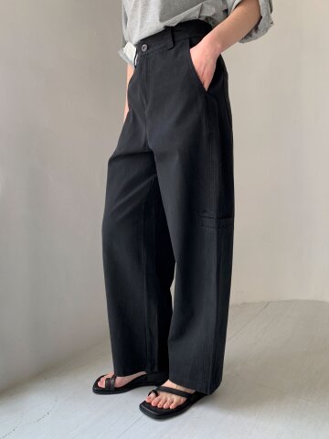 사이드 포켓 코튼 팬츠 (5colors)