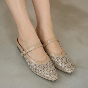 [썸머]데비에 펀칭 메리제인 블로퍼(H129J766)