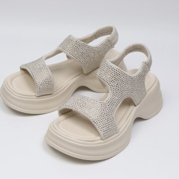 [썸머]뉴츠이 키높이 플랫폼 스트랩 샌들(H130J751)