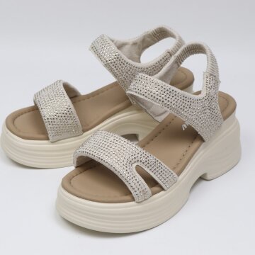 [썸머]클로콘 키높이 스팽글 플랫폼 샌들(H130J753)