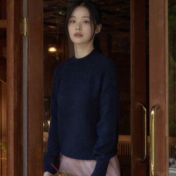 [엔니튜드] 캐시블렌드 모크넥_딥네이비
