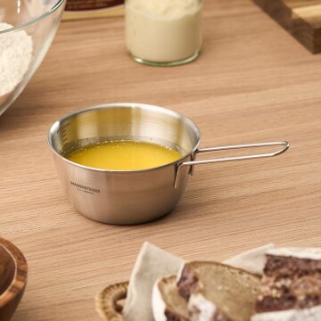 바겐슈타이거 스텐 304 고리형 핸들 눈금 계량컵 350ml