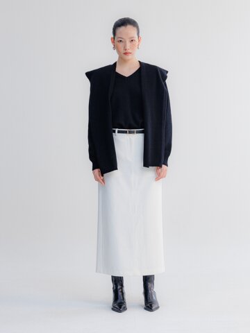 LU CLASSIC LONG SKIRT- WHITE