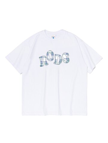 RODS 체크 로고 반팔티 (화이트)