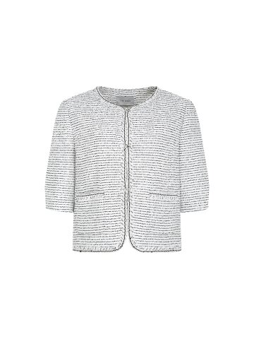 트위드 메탈 후크 크롭 재킷 