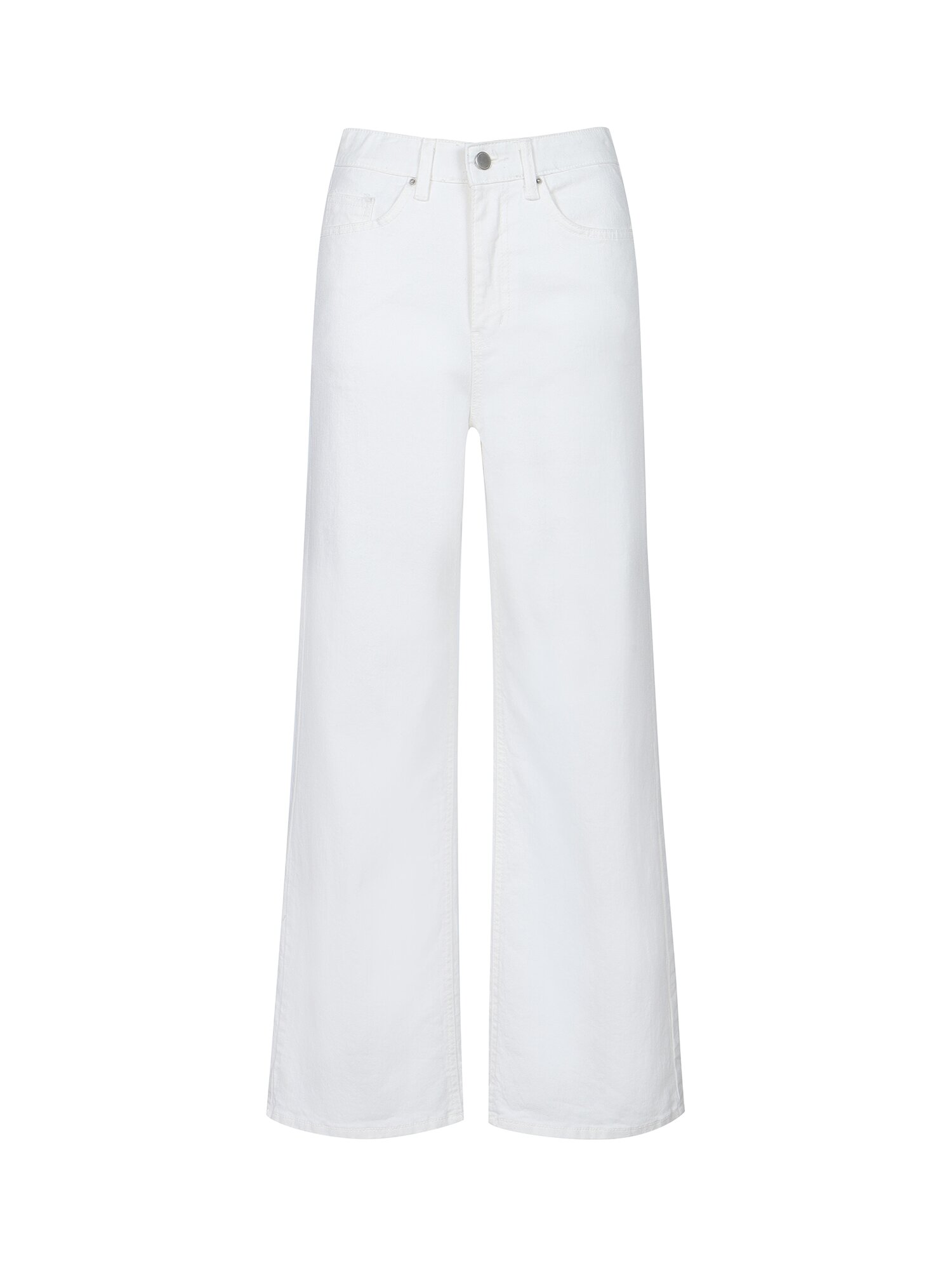 스판 블렌드 와이드핏 코튼팬츠 (WHITE)