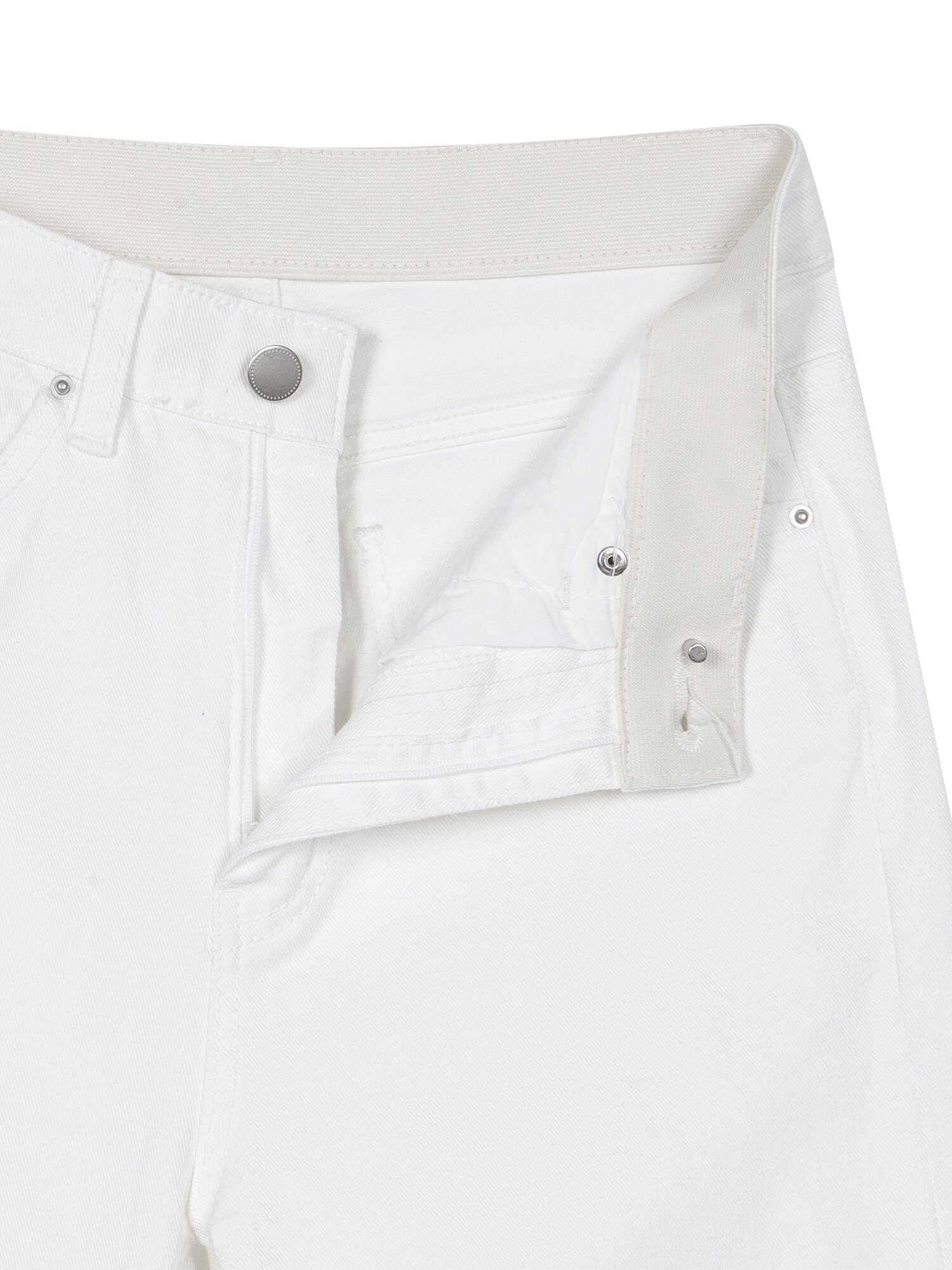 스판 블렌드 와이드핏 코튼팬츠 (WHITE)