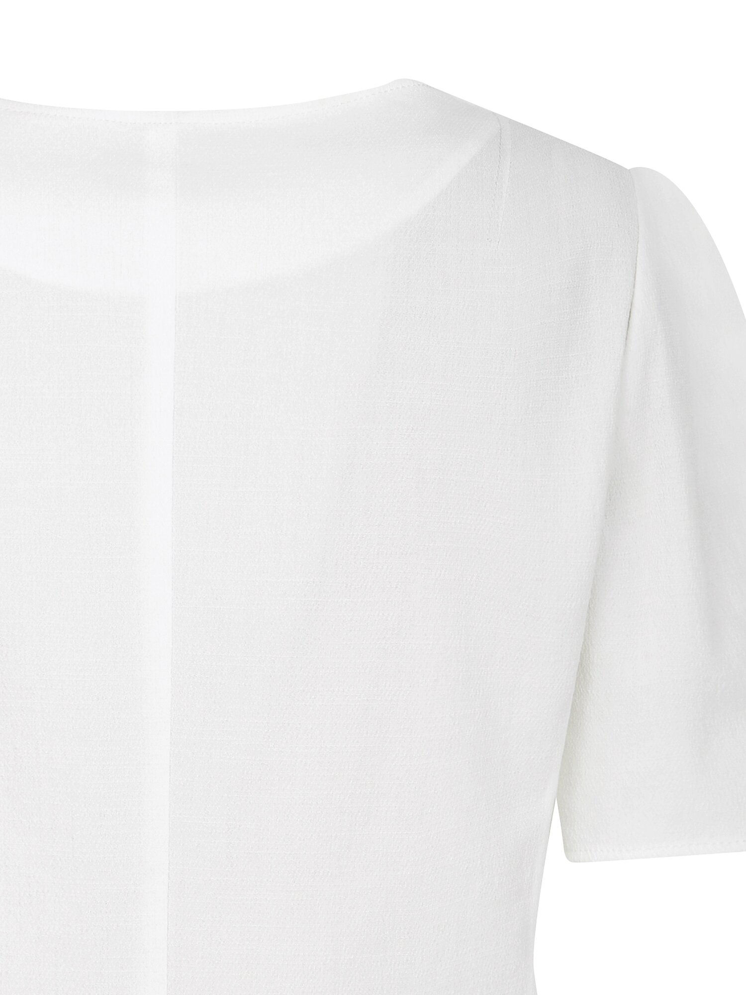 포켓 하프 슬리브 라운드넥 재킷 (WHITE)