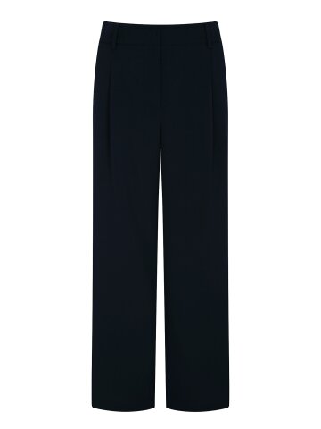 원턱 백 밴딩 와이드 팬츠 