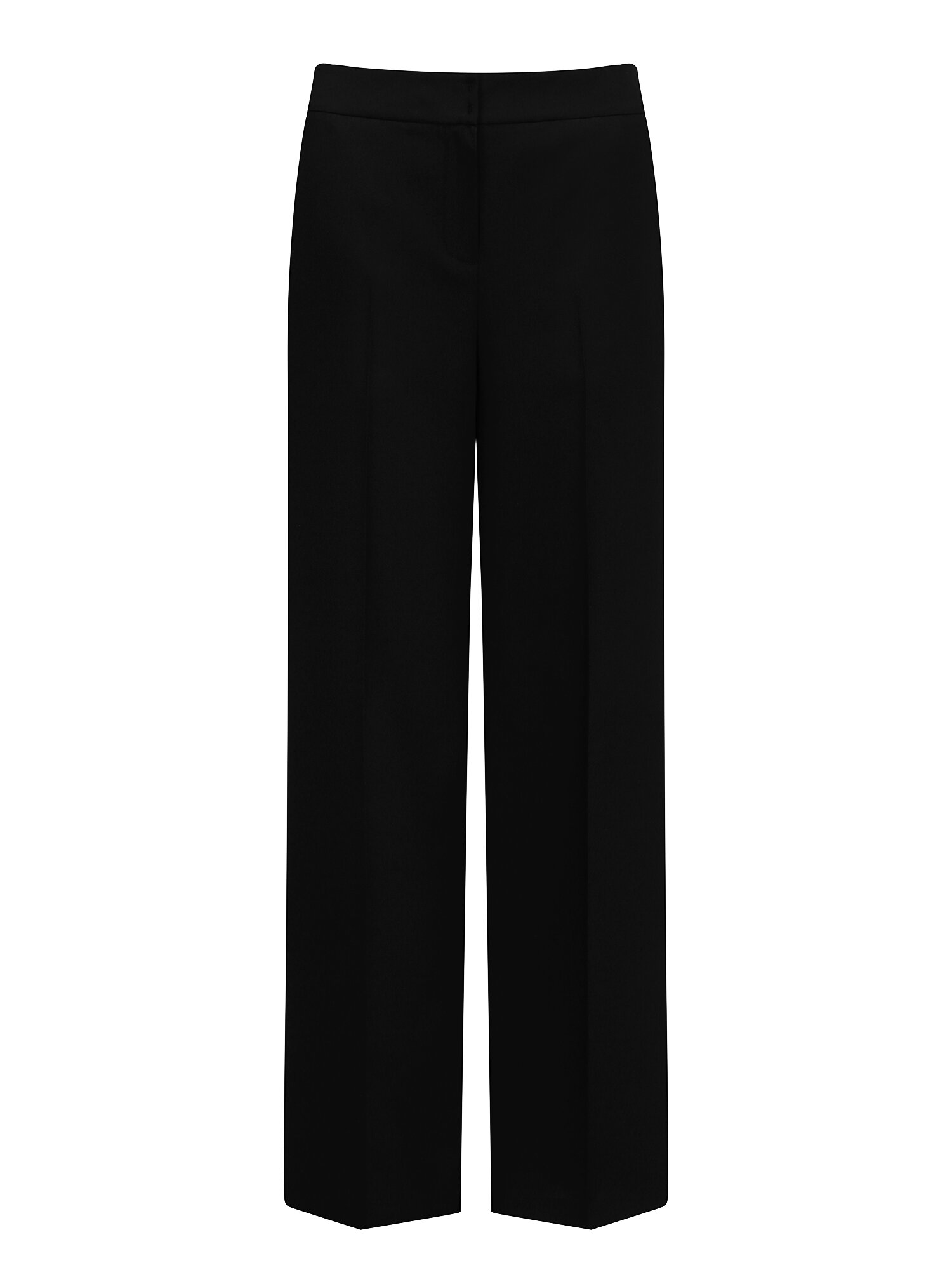 미니멀 백 밴딩 일자핏 팬츠 (BLACK)