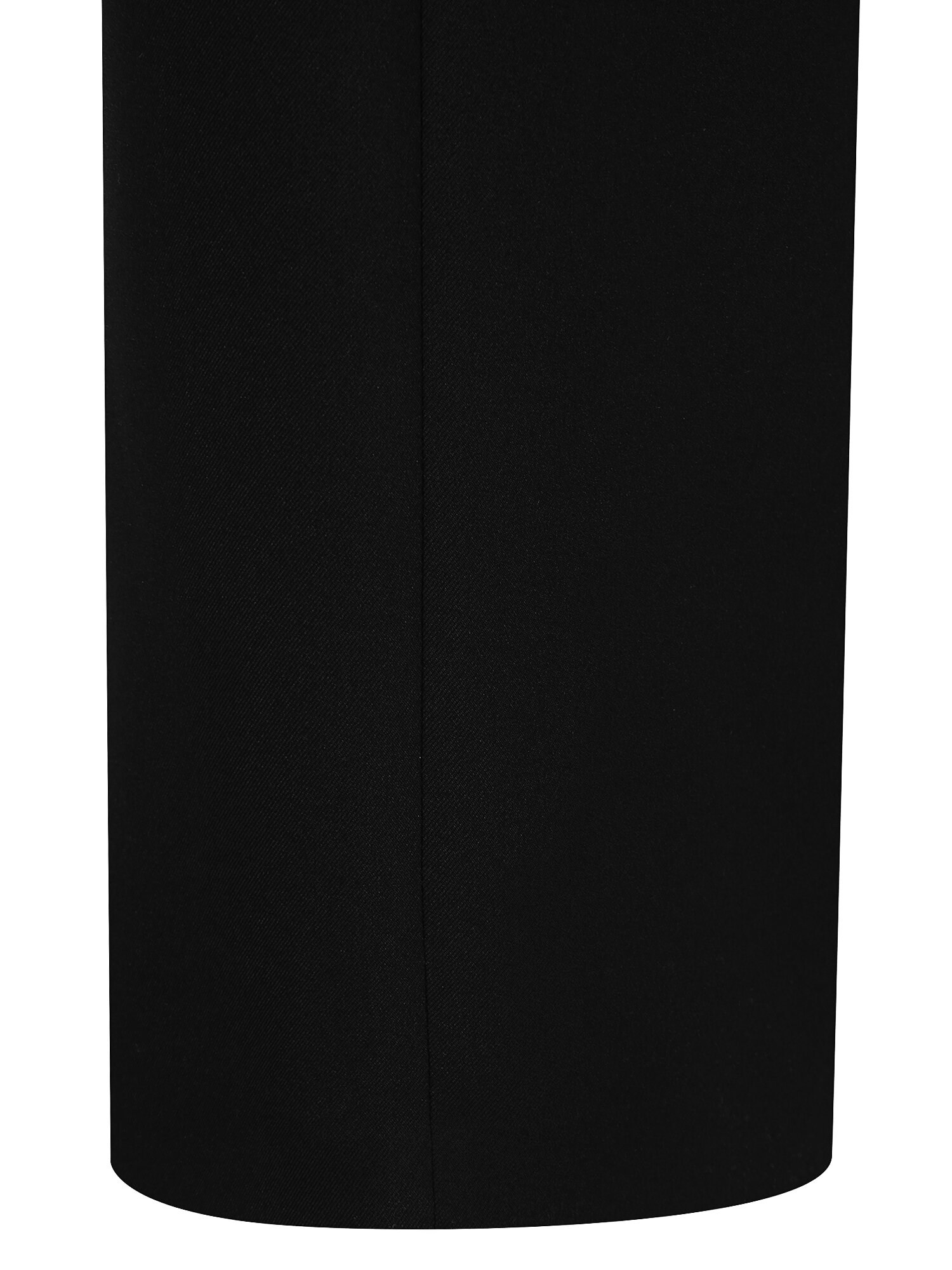 미니멀 백 밴딩 일자핏 팬츠 (BLACK)