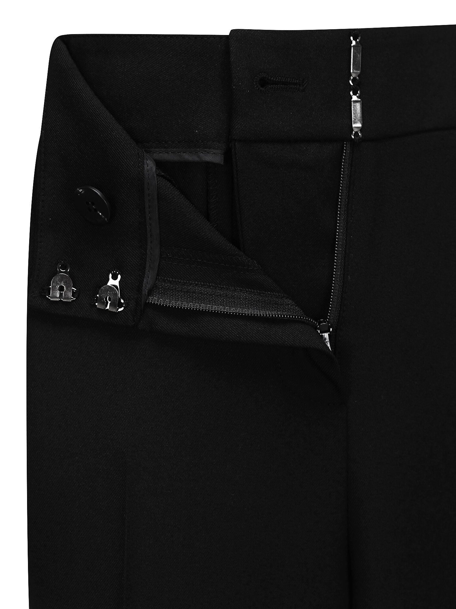 미니멀 백 밴딩 일자핏 팬츠 (BLACK)
