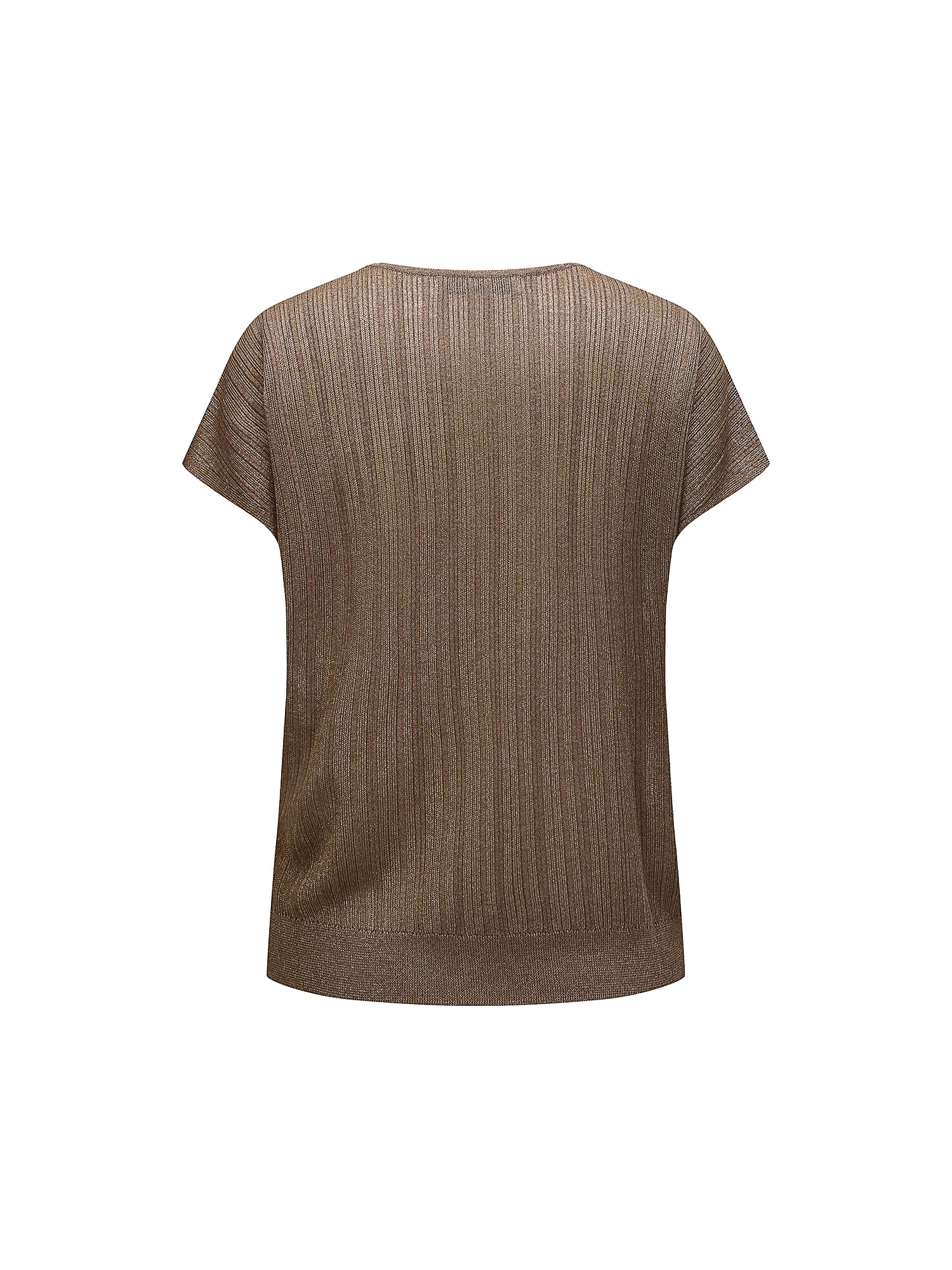 시스루 브이넥 풀오버 니트 (LIGHT BROWN)