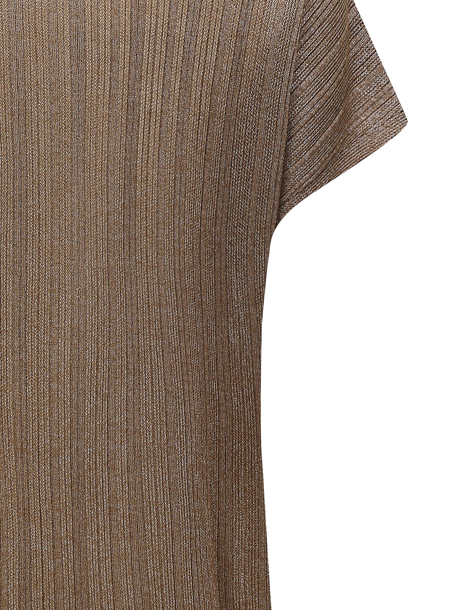 시스루 브이넥 풀오버 니트 (LIGHT BROWN)