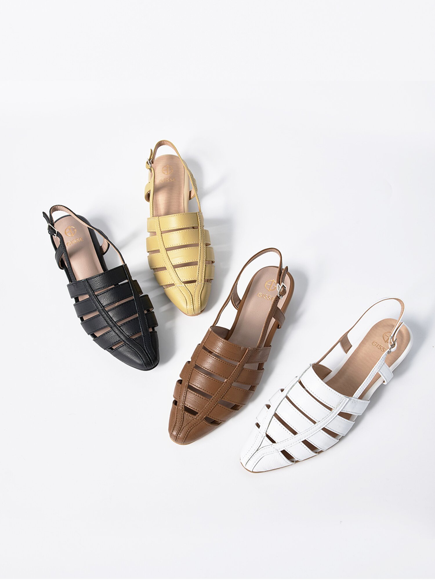 천연가죽 국내수제화 라엔 피셔맨 슬링백 샌들 GIS-47237