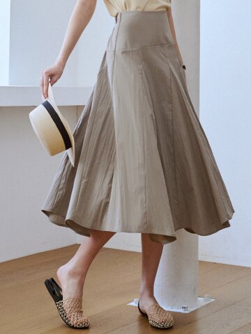 베일 플리츠 스커트_2 Colors
