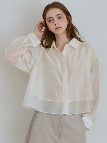 에르빈 더블 레이어 셔츠_2 Colors