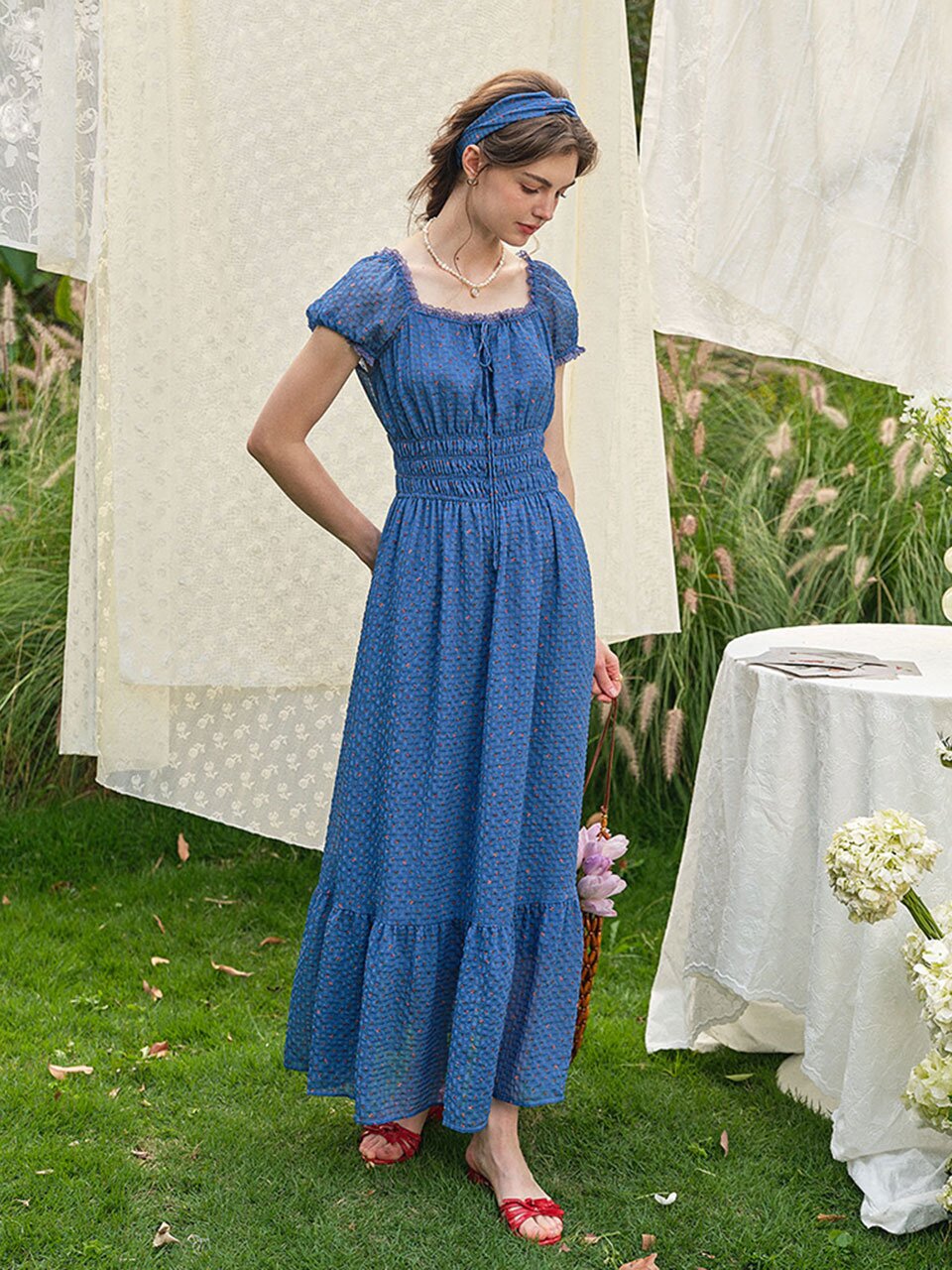 SR_Bubble plaid square dress