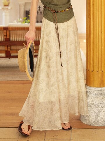 5/7 예약배송_SR_Paisley floral skirt