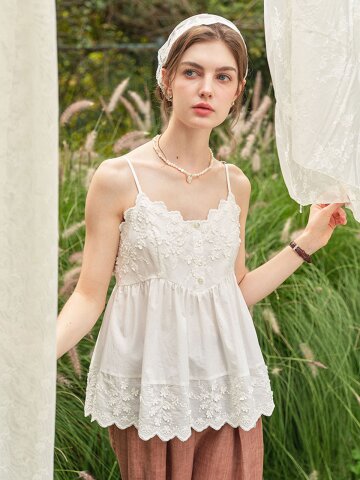 5/7 예약배송_SR_Cover-up lace vest camisole