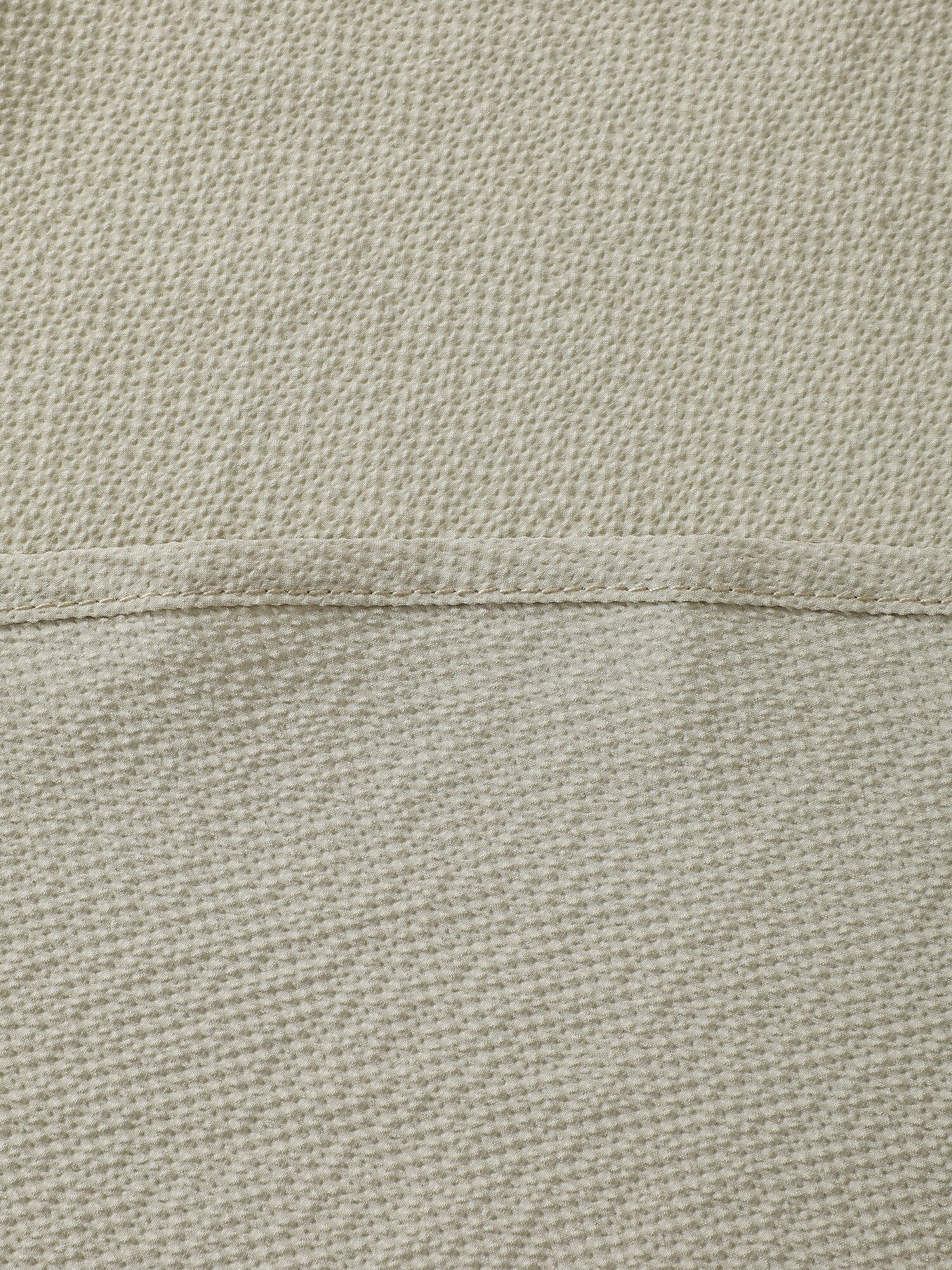 브이넥 셔링 플레어 롱 원피스 (KHAKI BEIGE)