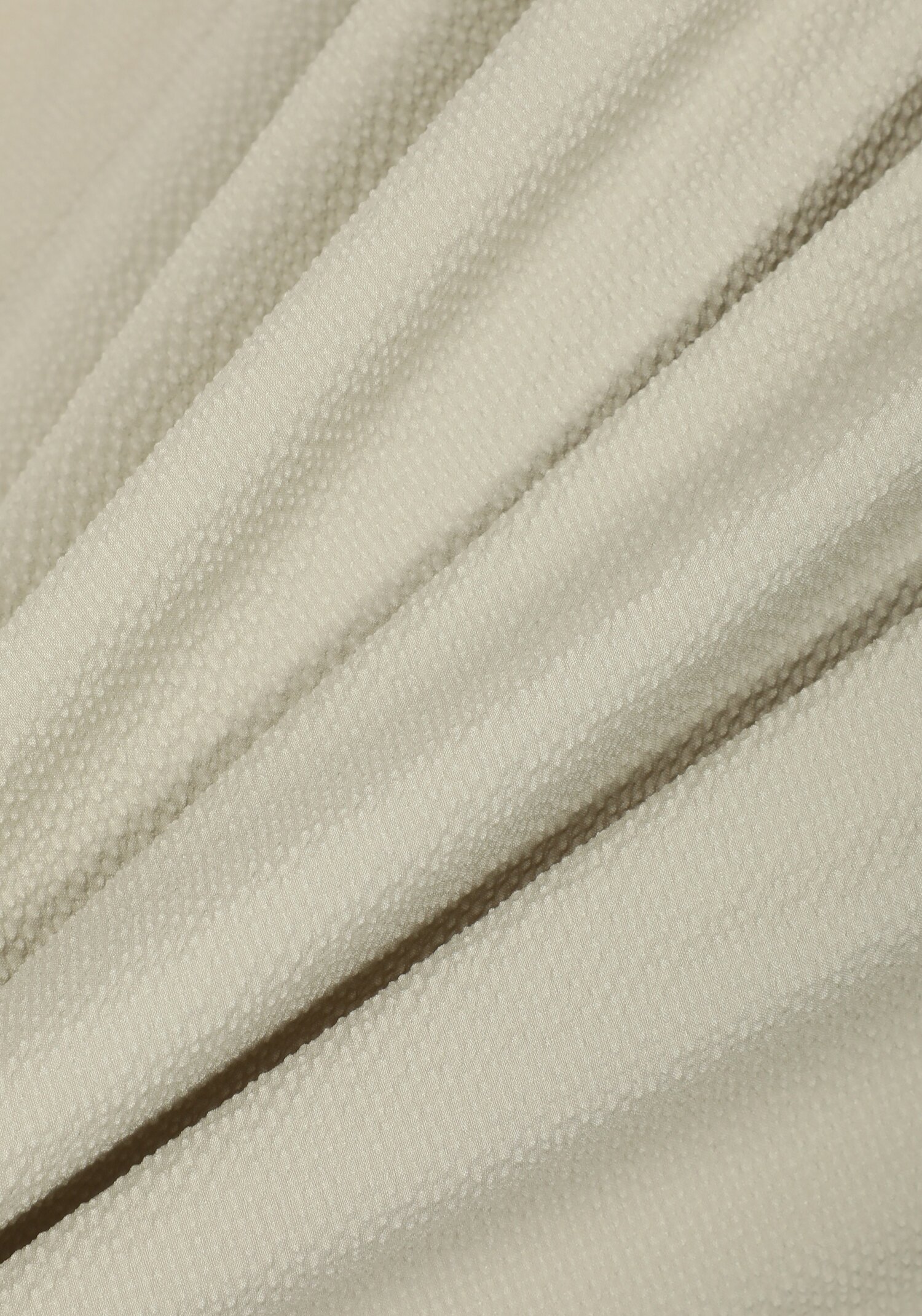 브이넥 셔링 플레어 롱 원피스 (KHAKI BEIGE)