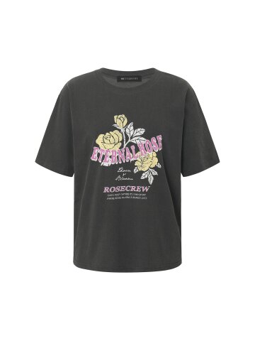 피그먼트 프린팅 라운드넥 티셔츠 