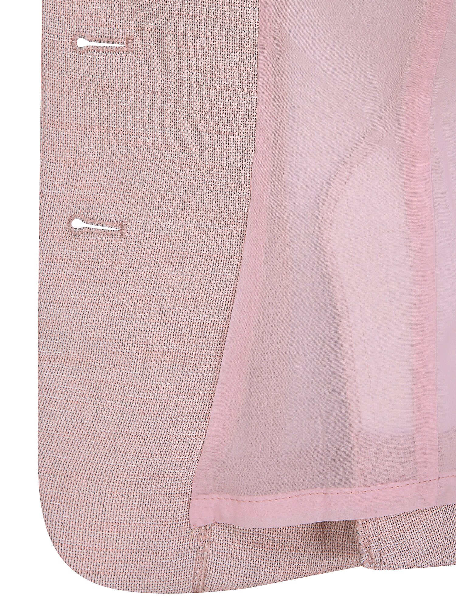 슬림핏 오픈 칼라 싱글 재킷 (PINK)