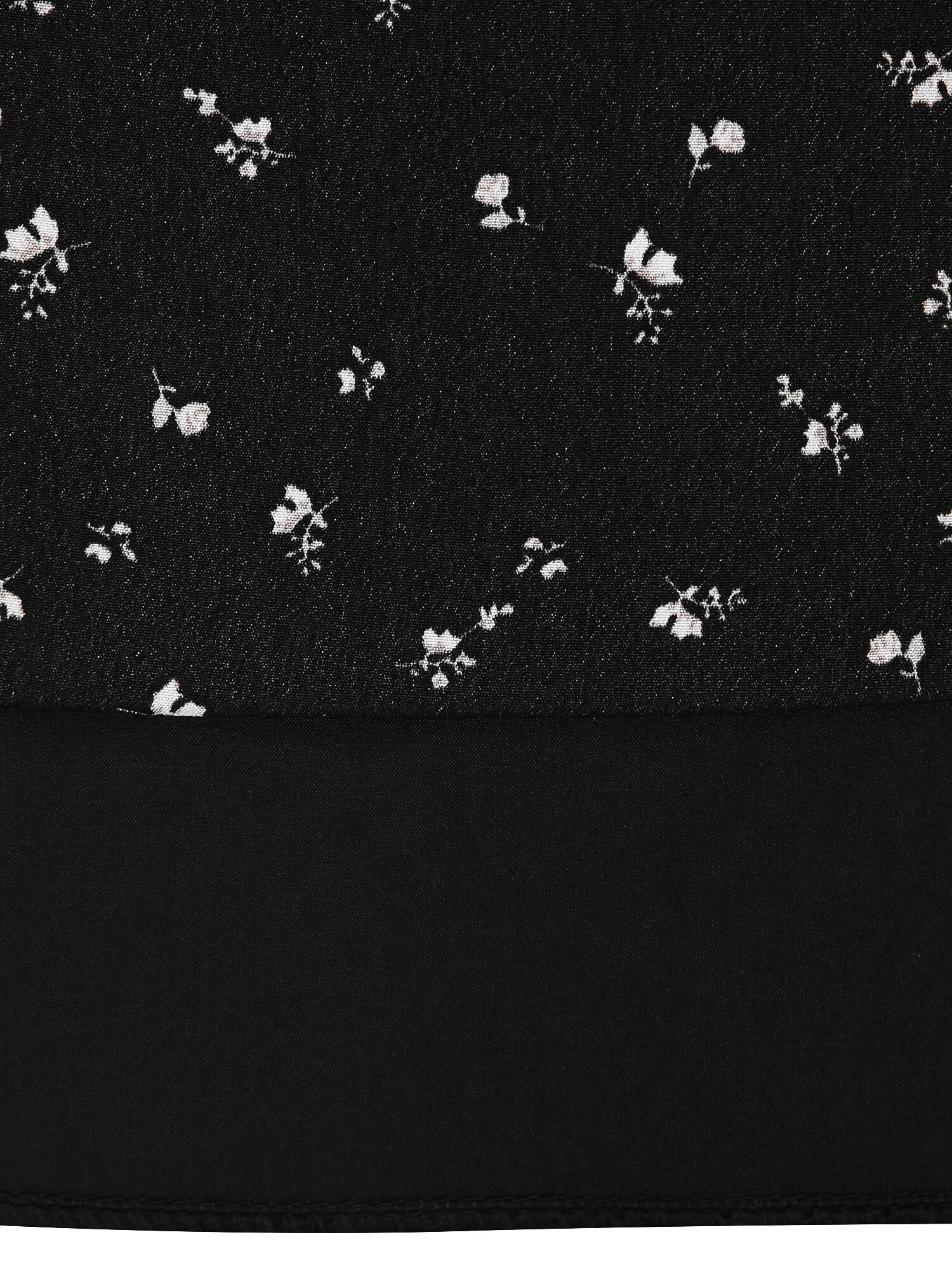 플로럴 백 스모킹 뷔스티에 원피스 (PRINT BLACK)
