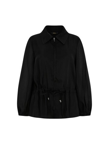 라이트 스트링 칼라 집업 점퍼 